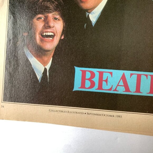 Beatles Magazine Cutouts Pages 1983 Collectibles Illustrated and Mode - Picture 3 of 7